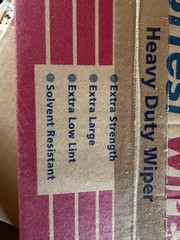 Horizon Tuffest Heavy Duty Wipes Solvent Resistant Unscented Multi-Surface 4151