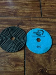 Cyclone wet polish pad 5″ 400 grit, dark green (2 pads)