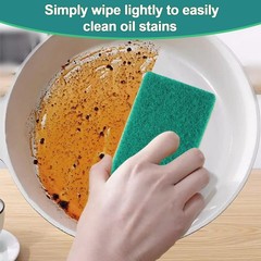 Anmoro 12 Pack Kitchen Cleaning Sponges,Non-Scratch Dish Yellow,green