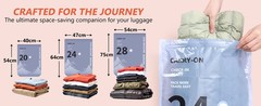 Vacuum Storage Bags with Pump, 10 Pack Travel Compression Bag for Travel,