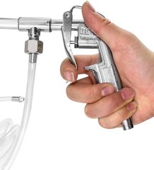 QWORK Spray Gun, Aluminum Pneumatic Air Engine Cleaning Washer Gun Kit 1 Pack