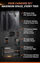 Vacuum Seal Bags for Clothing Travel – Lifetime Valve Warranty, Waterproof –