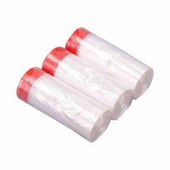 Morcte 3 Gallon Small Clear Trash Bags, Drawstring Garbage Bag, 108 Count