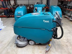 Tennant T500e 32″ Dual Disk Walk-Behind Floor Scrubber Cleaner | 645 Hrs