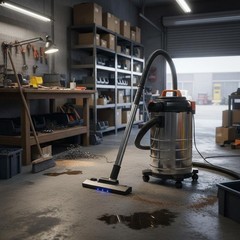 Wet Dry Vacuum Cleaner Strong Suction Cleaning Appliance Low Noise Operation