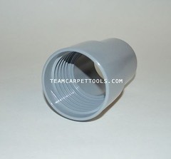 Carpet Cleaning Vacuum Hose Grey Vinyl Cuffs 2″ inches Threaded (2 pcs)