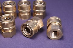 10 Landa Karcher Brass 3/8 Coupler Pressure Washer Quick Connect Female 4000 PSI