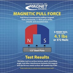 Master Magnetics Magnetic Floor Sweeper With Release (18 Inch)