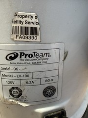 ProTeam LineVacer LV-100 HEPA Backpack Vacuum Cleaner Tested Working READ