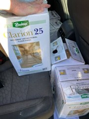 (18) Gallons of Buckeye Clarion 25 Microban Antimicrobial Floor Finish – PICKUP