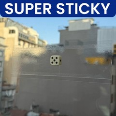 100 Window Fly Traps Sticky Non-Toxic Clear Paper Indoor for Transparent