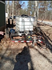 Pressure Washing Trailer with Tank and Hook Ups… It’s 80×80 Great Condition.