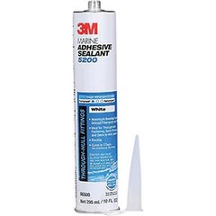 3M Marine Adhesive Sealant 5200, White, 295 ml Cartridge MMM-6500