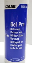 Ecolab Gel Pro **4 BOTTLES** Bathroom Cleaner Mildew Stain Remover 16oz 6100574