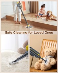 10-in-1 Steam Mop with Detachable Handheld Steamer, 350ml Tank, 10s Heat-Up, …