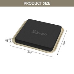 Yelanon Furniture Sliders, 20 pcs-3 1/2” Square Beige 20pcs 3.5″beige,