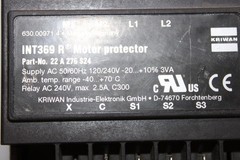 KRIWAN INT369R MOTOR PROTECTOR 22-A-276-S24 240 VAC 2.5 AMP *WARRANTY*