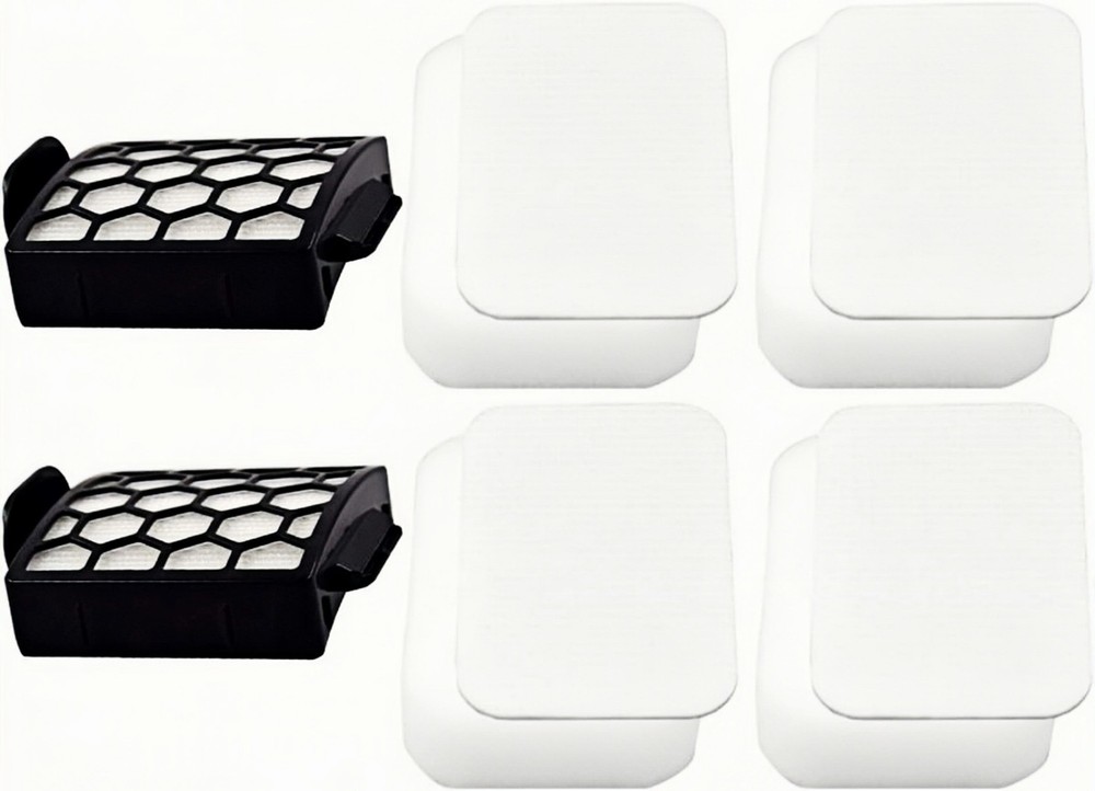 4 Foam Filter + 2 Hepa Filter Replacement for Shark Pet Plus NV251 NV255
