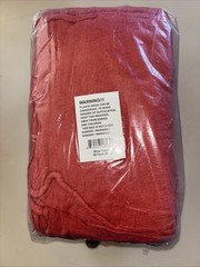 Red Shop Towels Cleaning Wiping Cotton Rags Sealed50ea SameDayHandling &FastUSPS