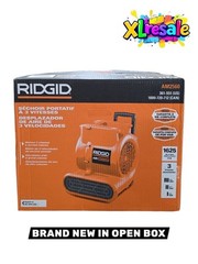RIDGID Blower Fan Air Mover 1625 CFM 3-Speed + Daisy Chain 3 Operating Positions