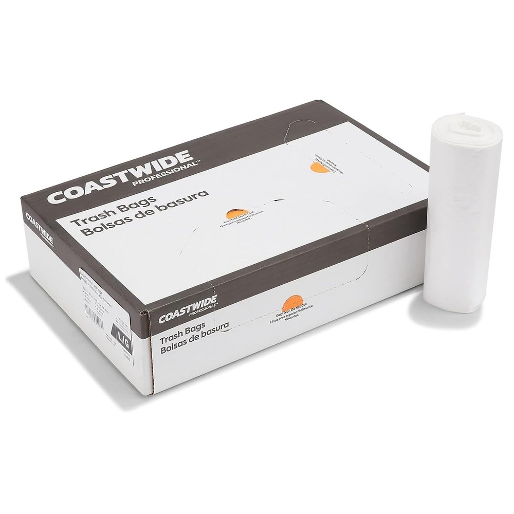 Staples Coastwide Professional 55-60 Gallon Trash Bag 38 X 60 High Density 14