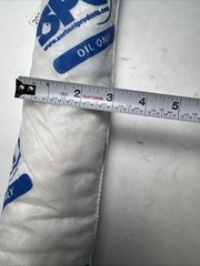 12 Pack SPC Brady Oil412 Aborbent Sock Oil Only 12 Gal, 3” X 4’ FT, White