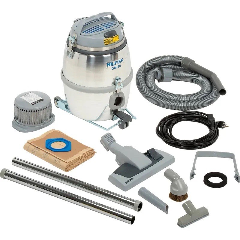 Nilfisk GM80 Industrial Heavy Duty HEPA Canister Vacuum
