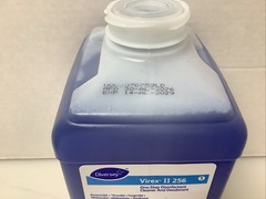 2x Diversey 04329 Virex II 256 One-Step Disinfectant Cleaner 2.5L for J-Fill