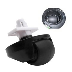 Front Caster Wheel Replacement Compatible with Roborock S4 S6 Black, White