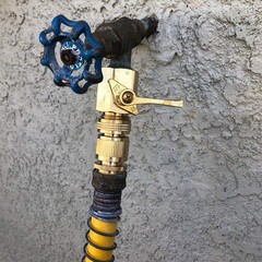 HQMPC Garden Hose Quick Connector Water Connect ¾ 3 Sets, Brass
