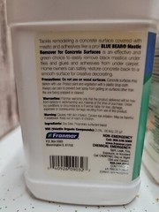 2pk- Franmar BLUE BEAR 500MR, Bean-E-Doo, Mastic Remover for Concrete, 1 Quart