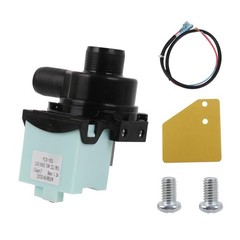 110V WASHER WASHING MACHINE DRAIN PUMP MOTOR WD-5470-09 Black