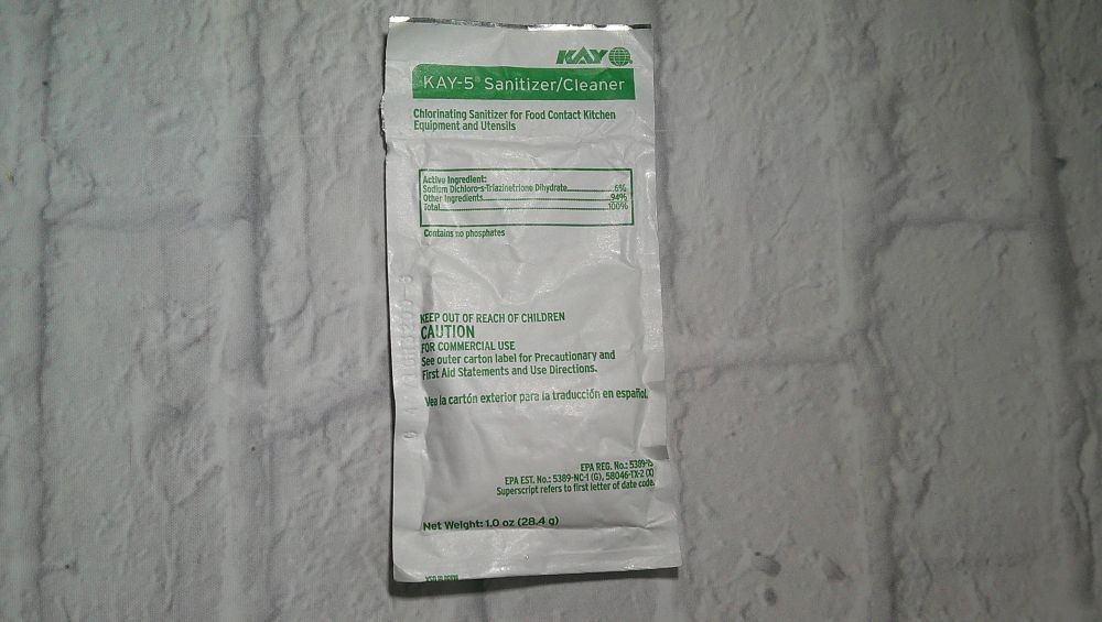20 Packs KAY-5 Sanitizer Cleaner Powder 1 oz Packets