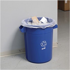 Genuine Joe GJO01758 High-Density Can Liner 45 Gal Clear