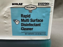 Ecolab Rapid Multi Surface Disinfectant Cleaner 6102261 (1.3L)