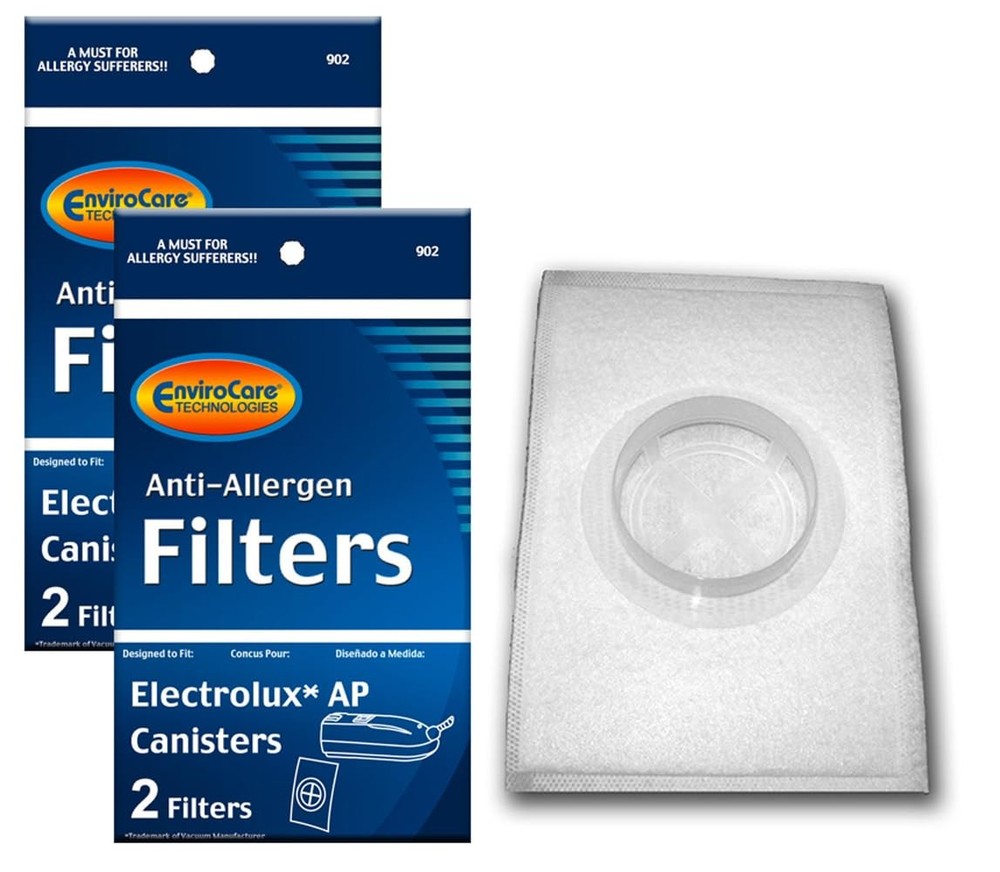 EnviroCare Replacement Premium Vacuum Filters for Electrolux 4 Filters, White