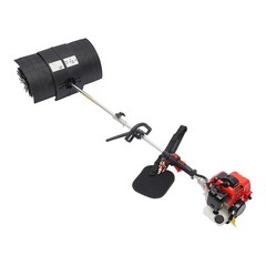 52cc Handheld 2.3HP Gas Power Sweeper Broom Lawn Driveway Walkway Snow Clean EPA
