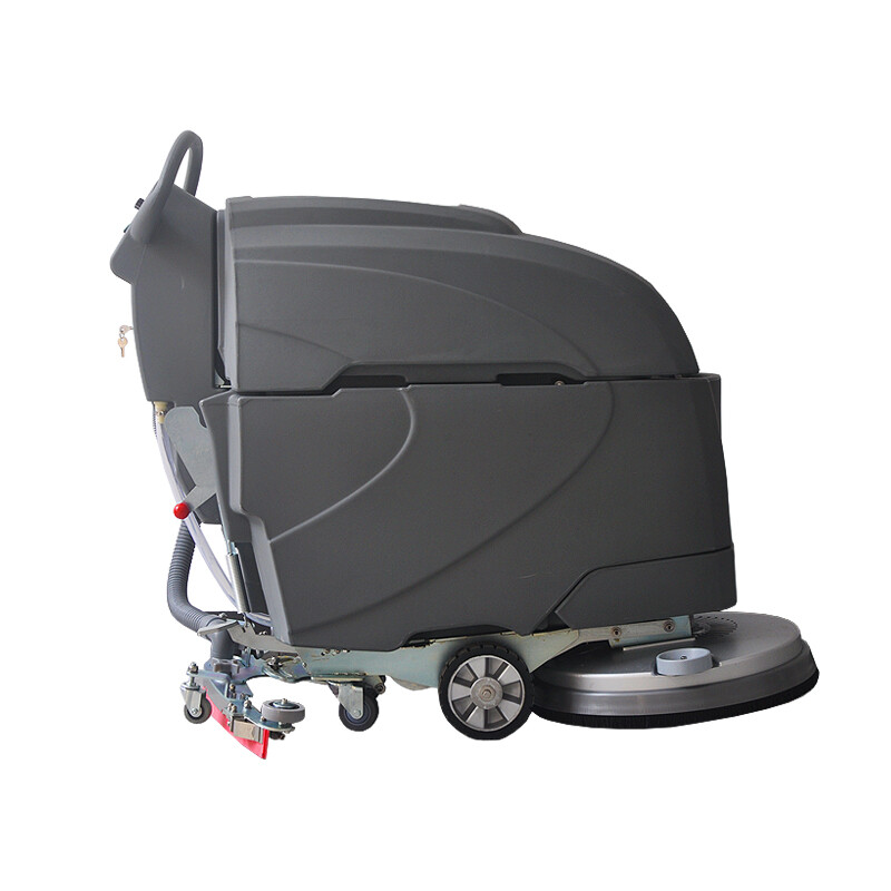 Auto SelfPropelled Walk Behind Floor Scrubber Dryer33″Squeegee21″ Brush 14.5Gal