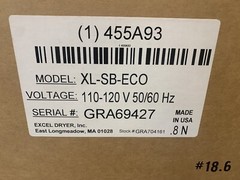 EXCEL ELECTRIC HAND DRYER – MODEL – EX-SB-ECO – NEW IN BOX