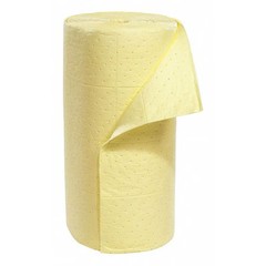 Spilltech Yrf150h Sorbent Roll, 49 Gal, 30 In X 150 Ft, Harsh Chemicals,