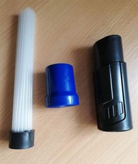 WuYan 2PCS Multifunction Vacuum Cleaner Straw Tubes Dust 13.37 inches, Blue