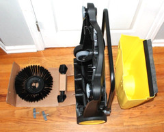 Karcher S4 Twin Walk-Behind Outdoor Hand Push Floor Sweeper – 5.25 Gallon Capac