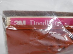 3m Orange Doodlebug Pad Holder + Brown Scrub ‘n Strip Pad & Sponge Applicator