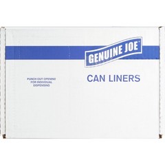 Genuine Joe GJO01756 Can Liner 16 Gal 33″x24″ Clear 0.31 Mil
