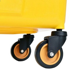 35 Quart Large Capacity Mop Bucket Side Press Cleaning Wringer Trolley