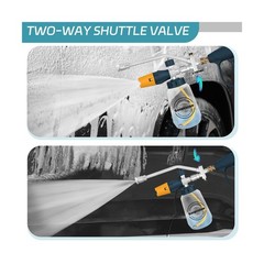Sooprinse Pressure Washer Foam Cannon with Short Pressure Washe… FAST USA SHIP