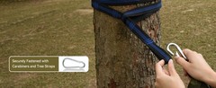 Camping Hammock with Mosquito Net, Lightweight Portable Double & Single Hammock