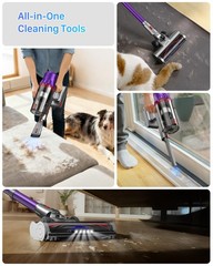 Ixlion Cordless Vacuum Cleaner – Powerful Stick Vacuum Hepa Filter 55-Min