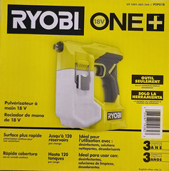 Sprayer Cordless Handheld RYOBI ONE+ 18V Tool Only Disinfectant Deodorizer NEW
