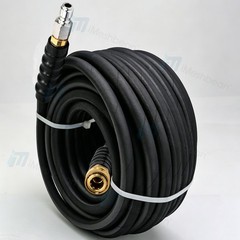 50ft Pressure Washer Hose 4000PSI Non-Marking 3/8″ Couplers Hot&Cold Water 275F